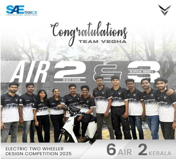 Team Vegha -- SAE TKMCE